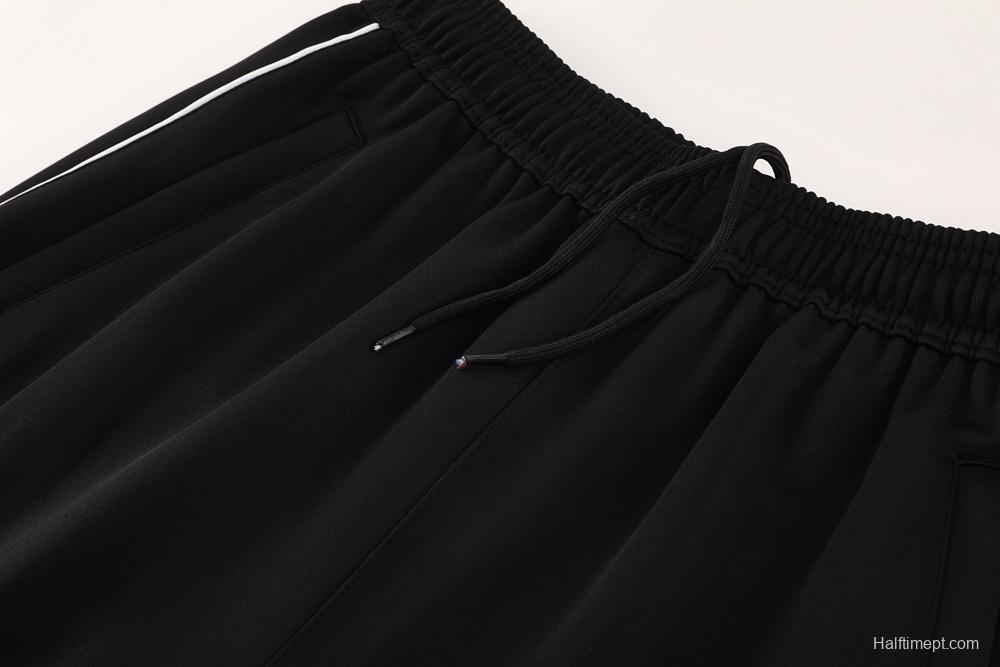 2025 Adidas Black Full Zipper Jacket + Long Pants