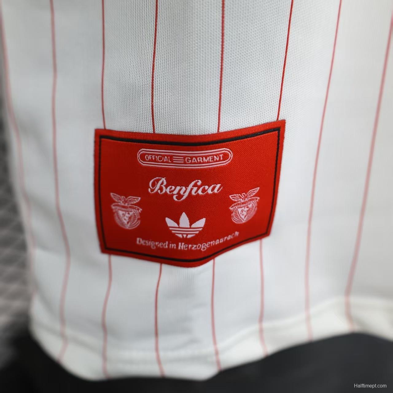 Player Version 25/26 Benfica White Casual Jersey