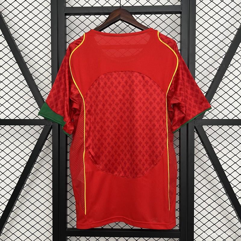 2004 Retro Portugal Home Jersey