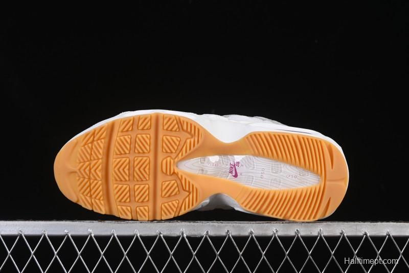 Nike Air Max 95 Retro Cushioned Running Shoes with Air-Sole Unit - HF7545-100