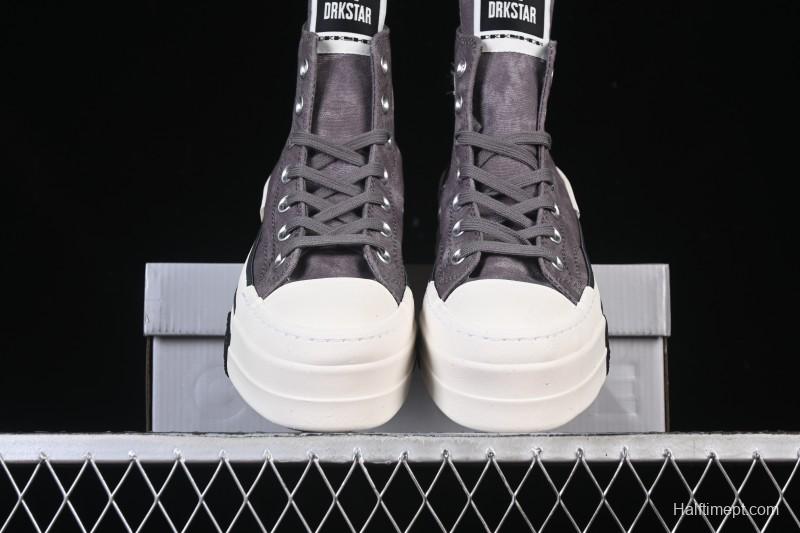 Rick Owens Drkshdw Converse Chuck 70 High Top Platform Canvas Sneakers - A06755C