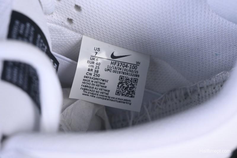 Nike SB Dunk Low Classic White Black Low-Top Casual Skate Shoes HF3704-100