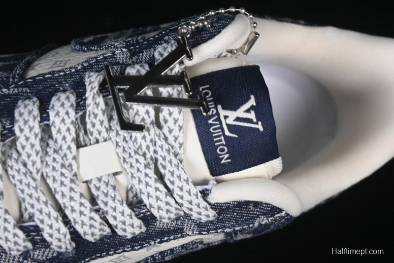 Nike Air Force 1 '07 Low LV Collaboration White Blue Casual Sneakers - YF9511-812