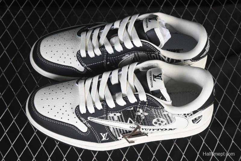 Nike Travis Scott x Fragment Design x Air Jordan 1 Low OG SP AJ1 Low Top Casual Sneakers - SC0601-052