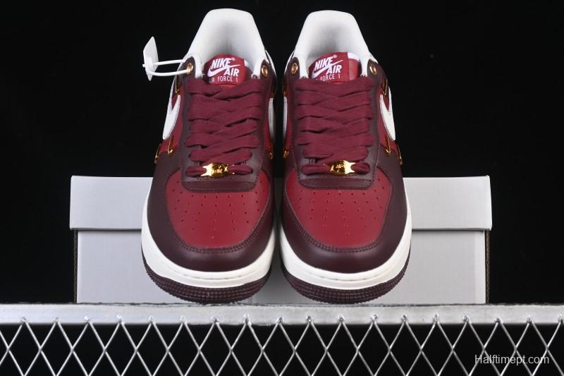 Nike Air Force 1'07 Low Casual Sneakers with Full-Length Air Cushion - IR0485-611