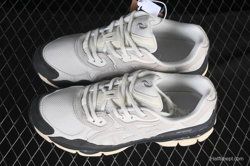 Asics Gel-NYC Retro Running Shoes with Breathable Mesh and Suede Upper - 1203A383-111