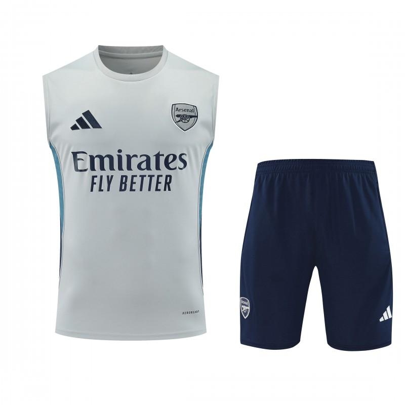 25/26 Real Madrid White Vest Jersey+Shorts
