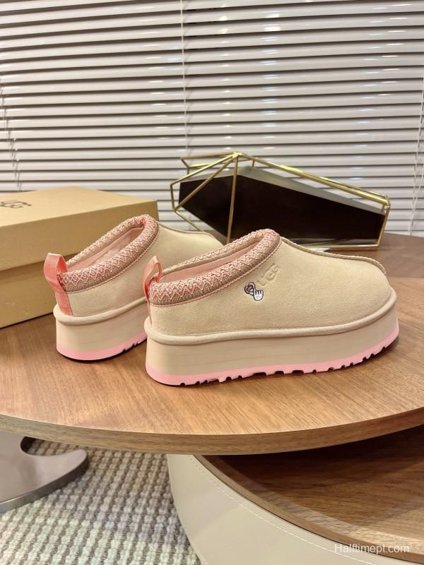 UGG Tazz Platform Wool Slipper Boots - MJ00230