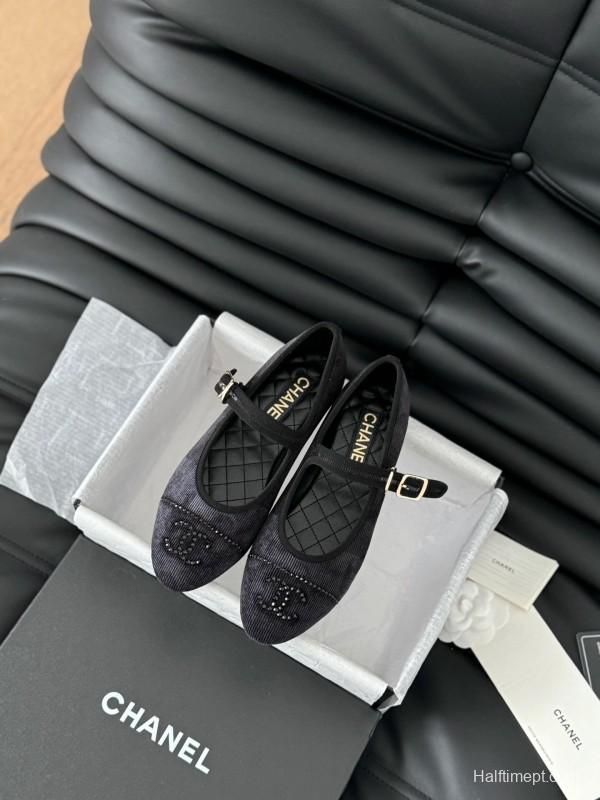 Chanel 2025 SS Runway Mary Jane Flats - LY00300