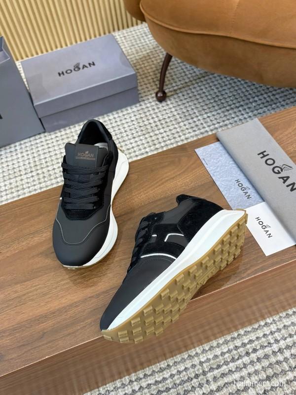 Hogan H-STRIPES Series Couple Thick Sole Dad Shoes Airship Shoes Casual Sports Shoes - AS00350
