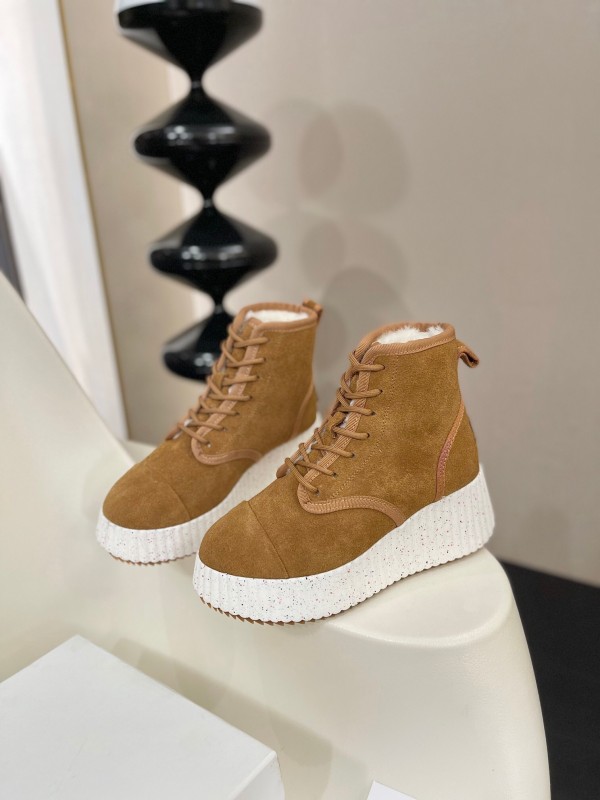 Chloe 2025 SS New Snow Boots with Lightweight Rubber Sole - LY00350