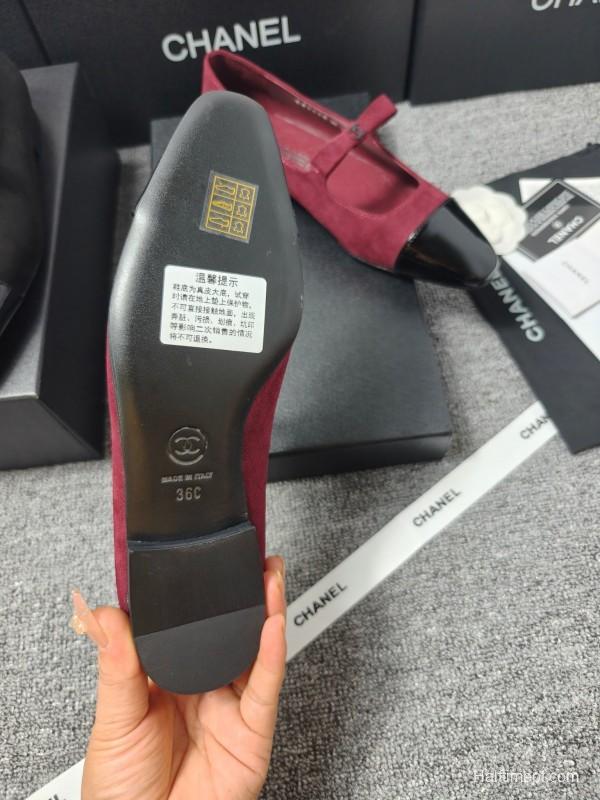 Chanel Classic Slingback Bow Flats - LY00290