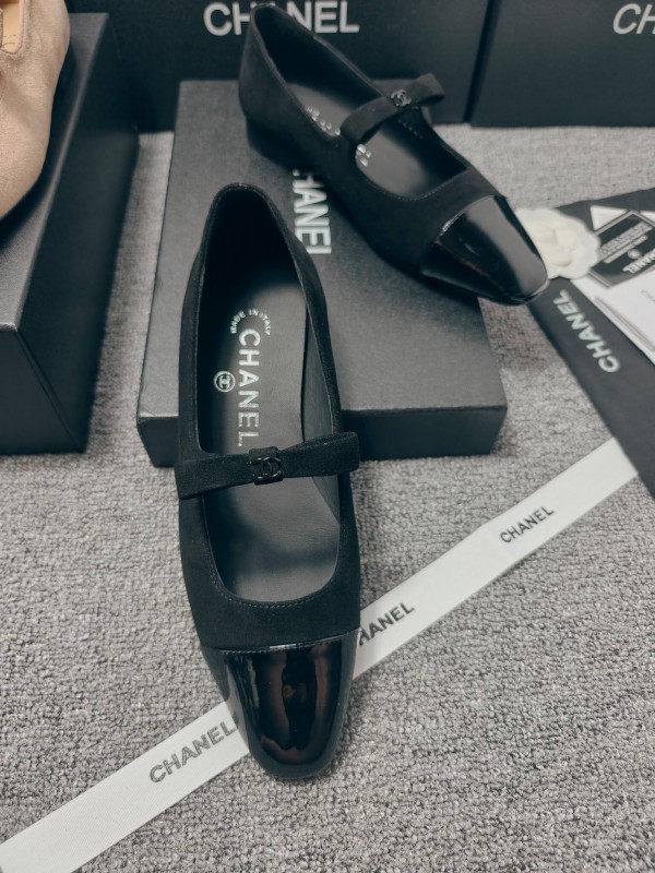 Chanel Classic Slingback Bow Flats - LY00290