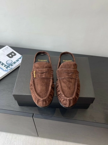 Saint Laurent Classic Loafer Mule Flats - KFY00320