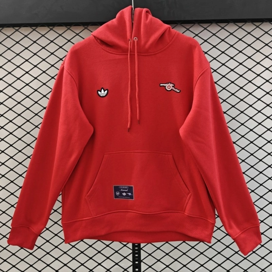 25/26 Arsenal Embroidered Logo Hoodie 7 Colors