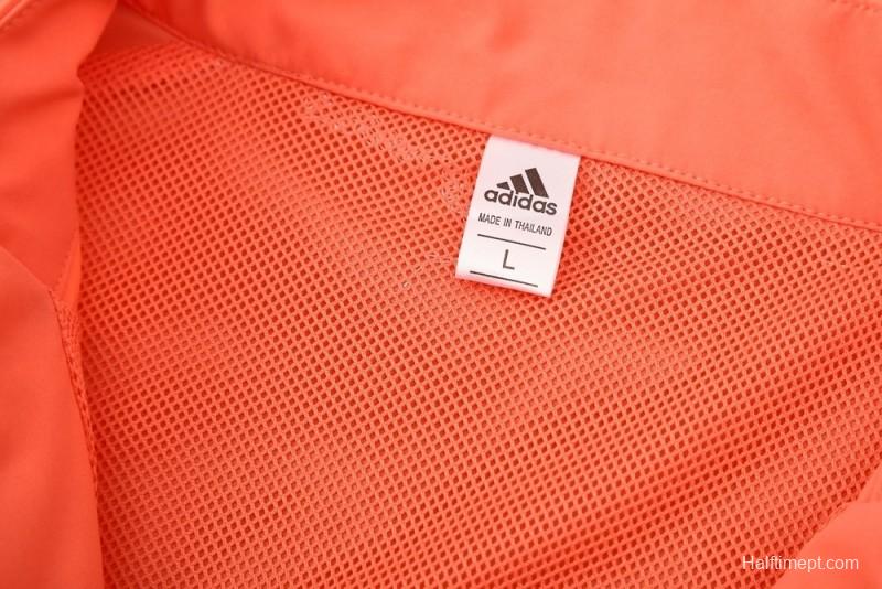 25/26 Bayern Munich Orange S-3XL Half Zipper Jacket+Long Pants