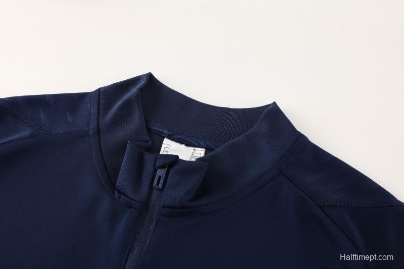 25/26 Ajax Navy Half Zipper Jacket+Long Pants