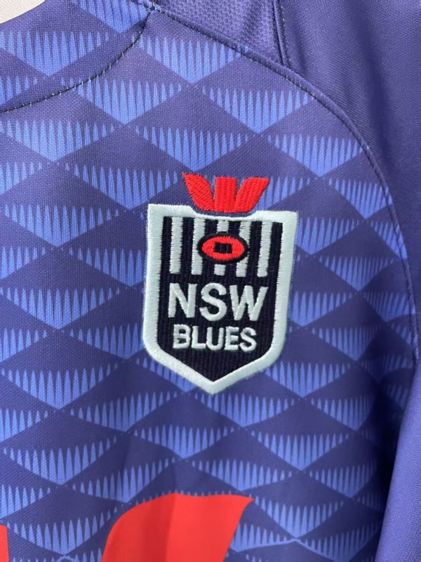 2026 NSW Blues Royal Blue to Sky Blue Gradient with Diamond Pattern Women's Jersey