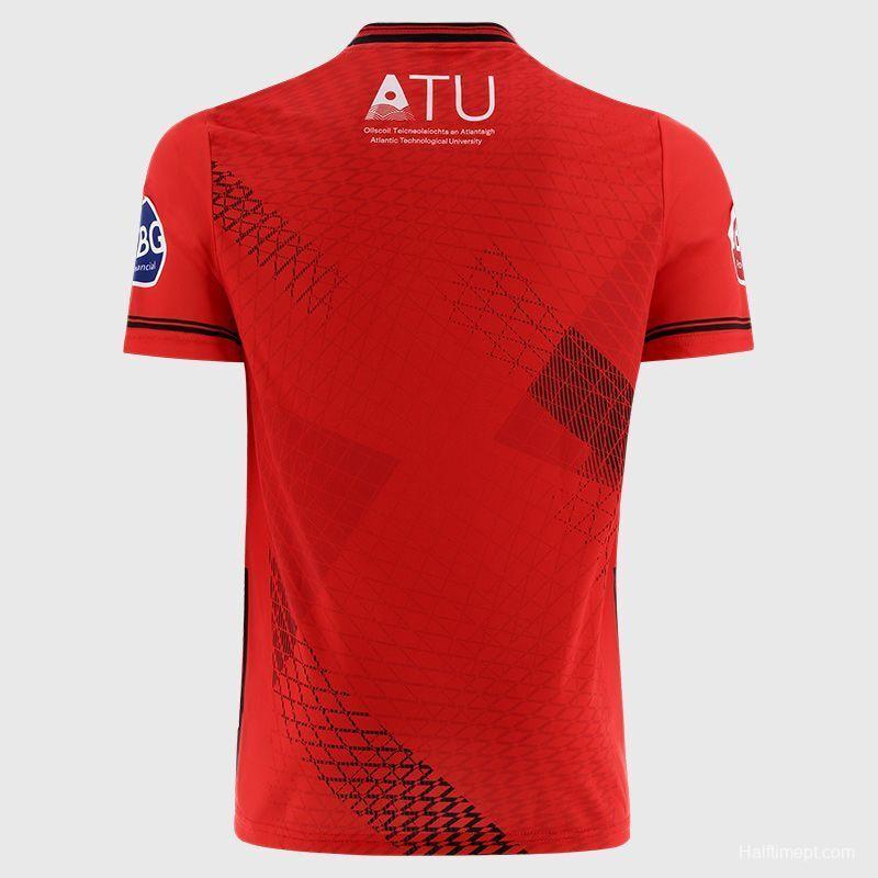 25/26 Sligo GAA Red with Black Geometric Pattern Jersey