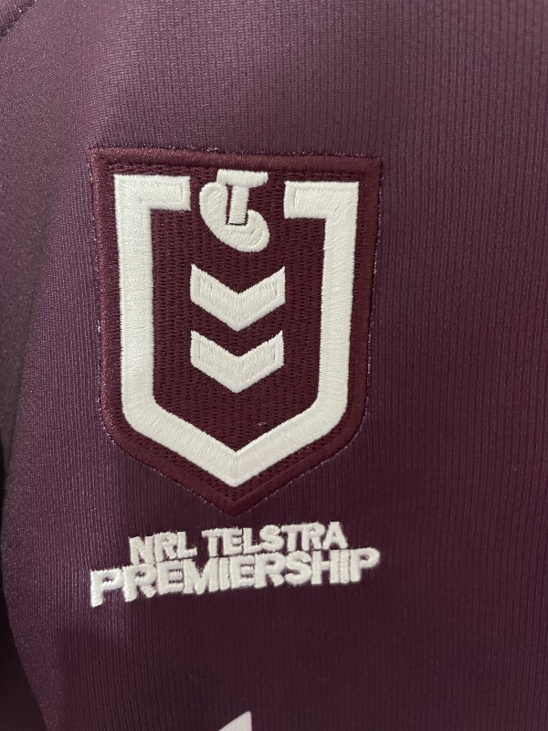 25/26 Brisbane Broncos Maroon with Gold Stripes Jersey