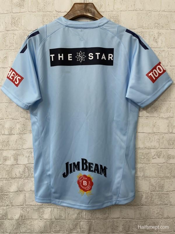 2026 NSW Blues Sky Blue to Navy Blue Gradient with Diamond Pattern Women's Jersey