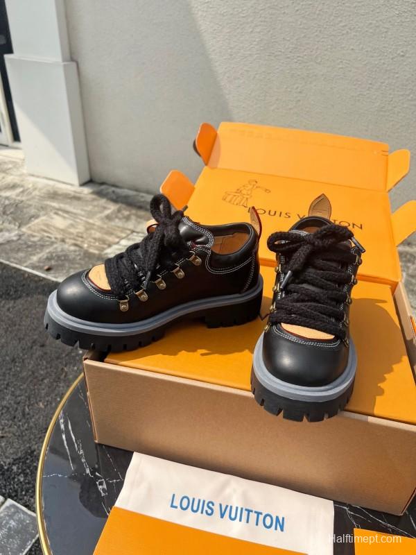 Louis Vuitton REMIX Lace-Up Derby Hiking Shoes - LY00340