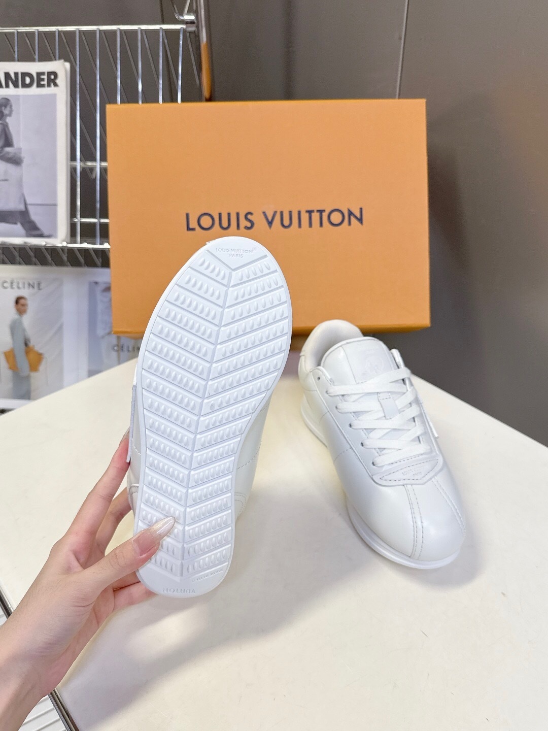 Louis Vuitton LV x Pharrell Williams Runway Platform Sneakers Retro Running Shoes - KFY00380