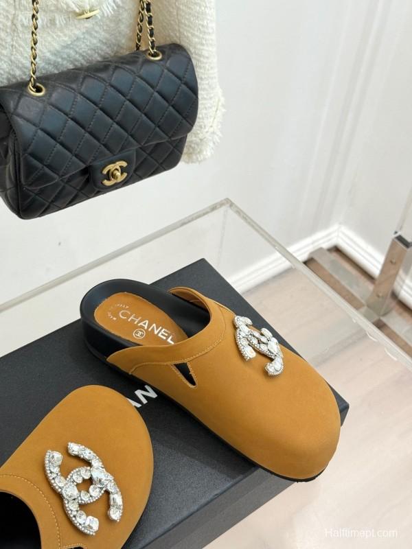 Chanel Classic CC Crystal Birkenstock Sandals - KFY00280