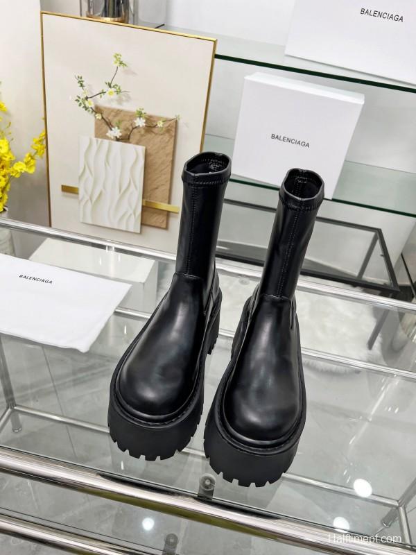 Balenciaga 2025/SS Autumn Winter Platform Ankle Boots Heavy Craftsmanship - LY00350