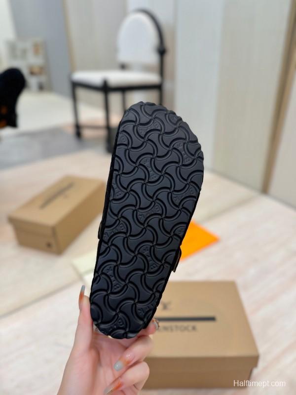 Louis Vuitton Louis Vuitton × BIRKENSTOCK Boston Soft Sole Mule Slippers - KFY00300