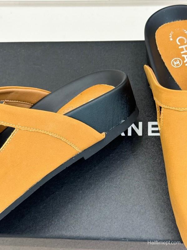 Chanel Classic CC Crystal Birkenstock Sandals - KFY00280