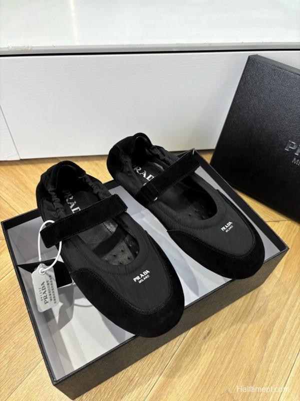 Prada Metal Toe Thin Sole Training Shoes Casual Shoes - LY00260