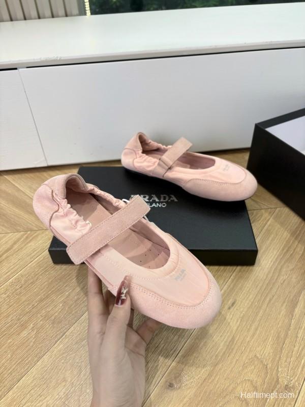 Prada 2025 SS Metal Toe Thin Sole Training Shoes Casual Shoes - LY00260