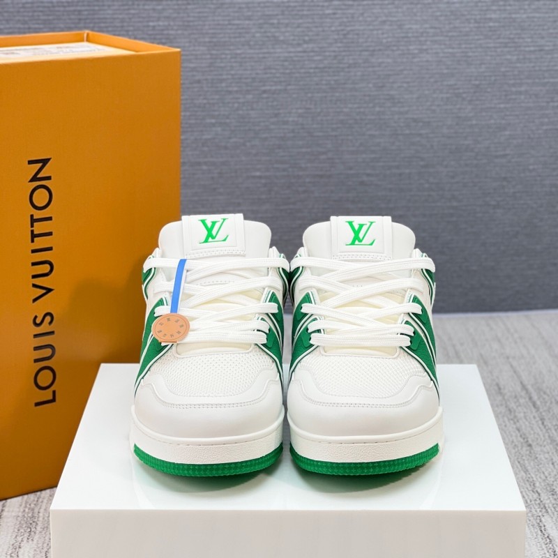 Louis Vuitton Trainer Sneaker Low 2025 SS New Colorway Unisex Casual Basketball Shoes - LY00400