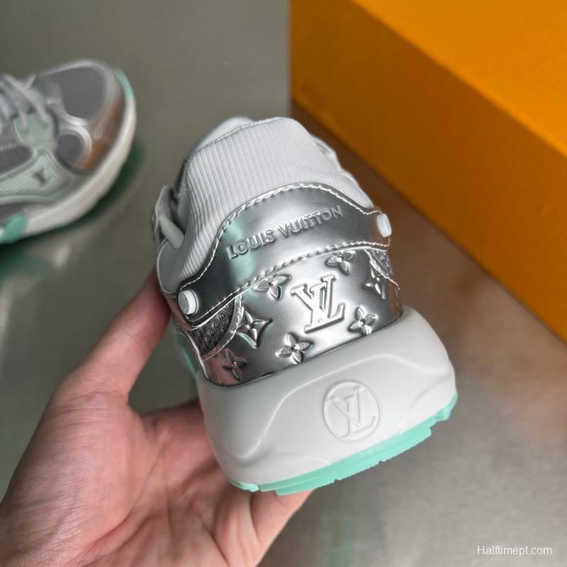 Adidas L v Olympia Round Toe Lace-Up Low Top Casual Lifestyle Shoes - YC