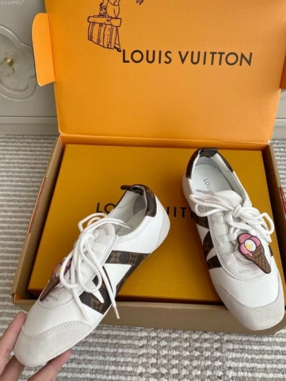 Louis Vuitton SNEAKERINA Ballet Sneakers Couple Edition with Chip - AS00350