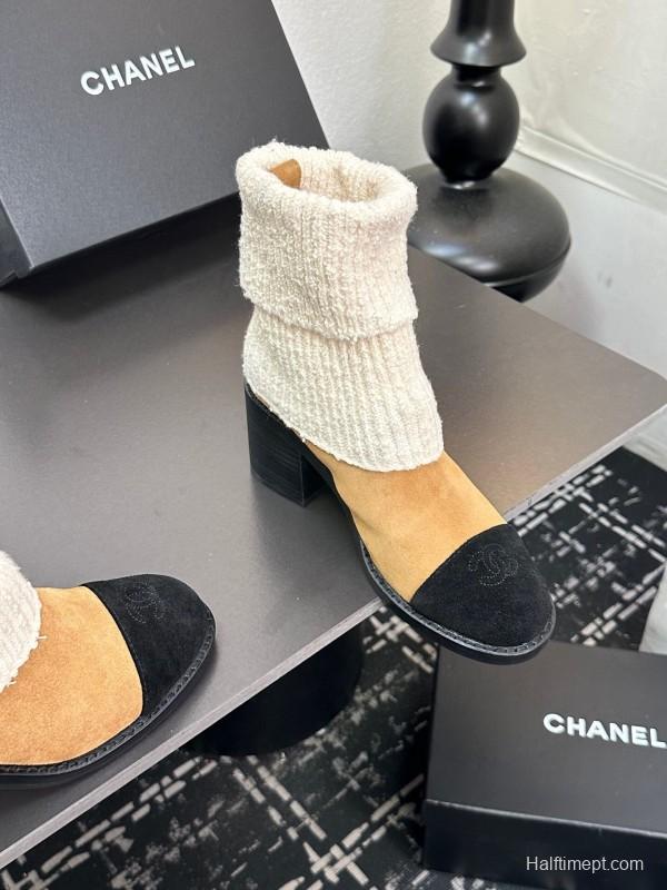 Chanel 2025 SS Short Boots Essential Fall Winter Item - LY00260