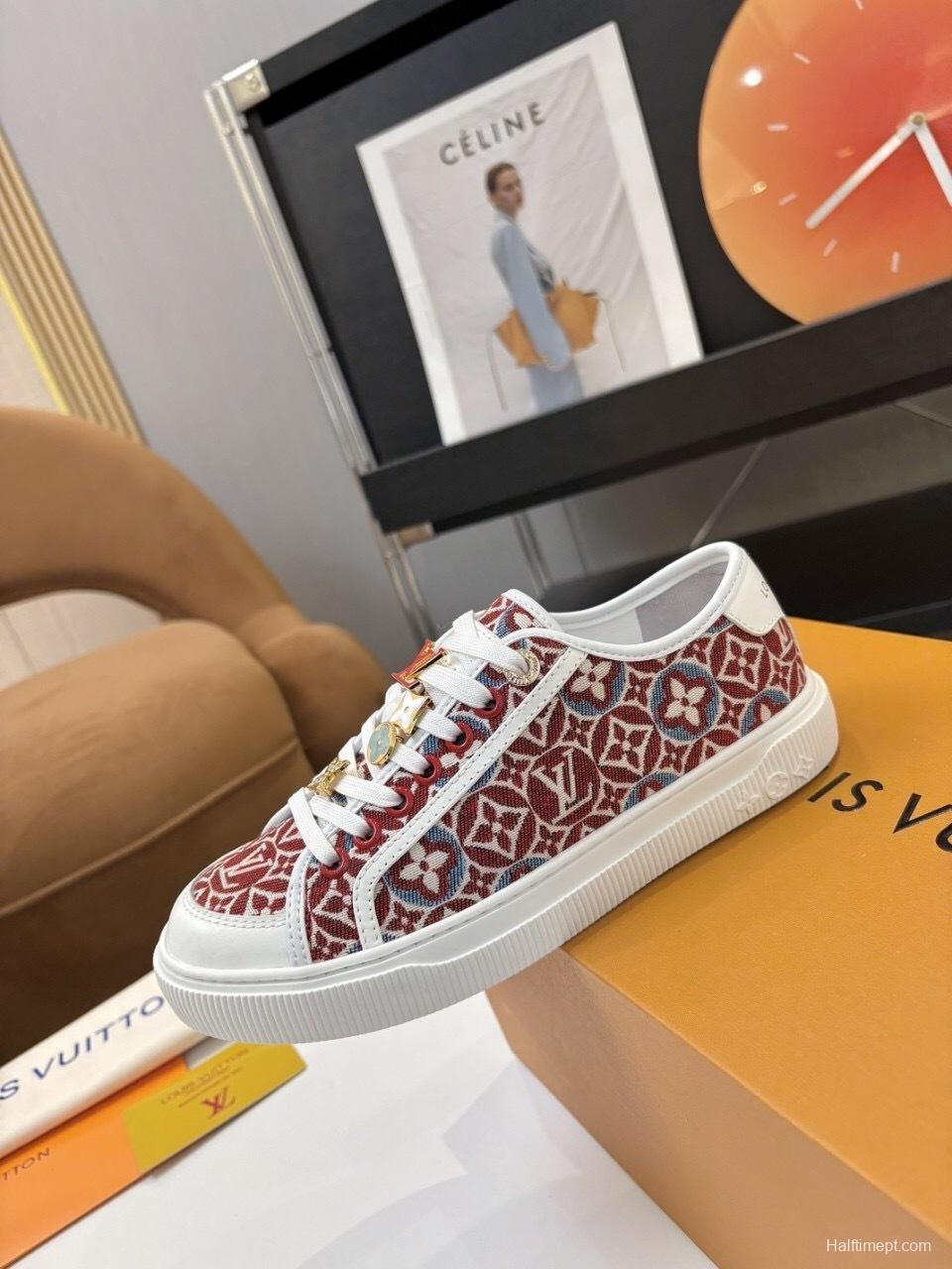 Louis Vuitton Lagoon Series Denim Sneakers with Buckle - AS00300