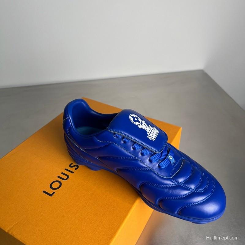 Louis Vuitton Footprint Soccer Sneakers Unisex Sport Shoes - Footprint Soccer