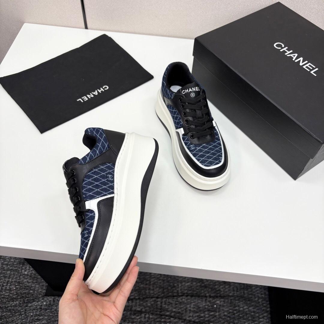 Chanel 2025 SS Panda Casual Sneakers - LY00340