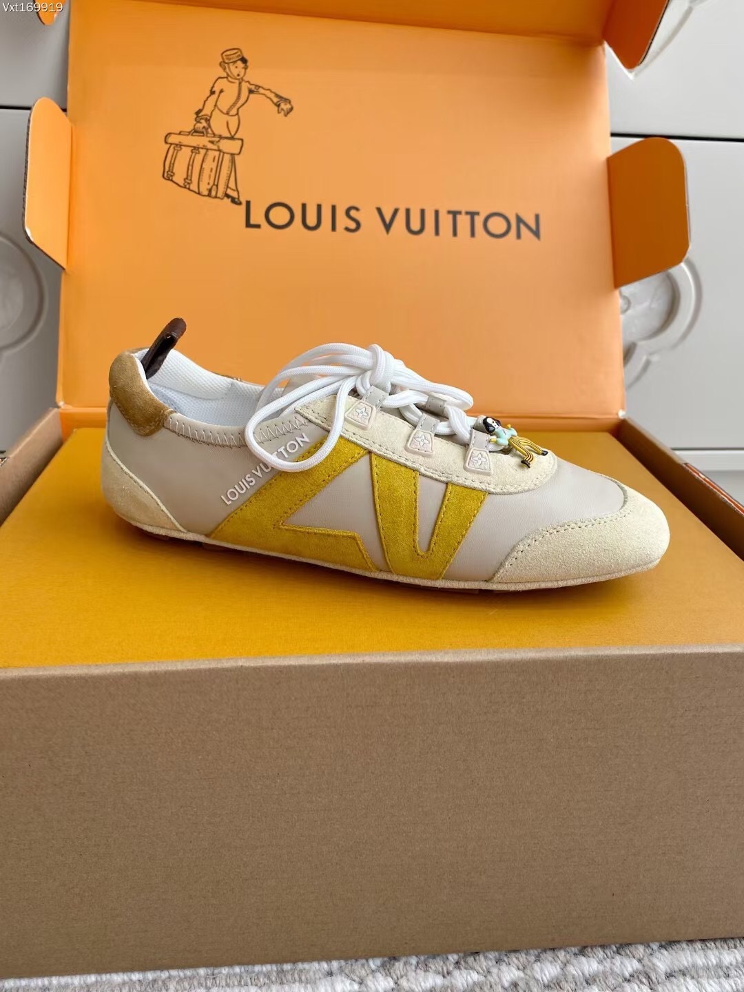 Louis Vuitton SNEAKERINA Ballet Sneakers Couple Edition with Chip - AS00350