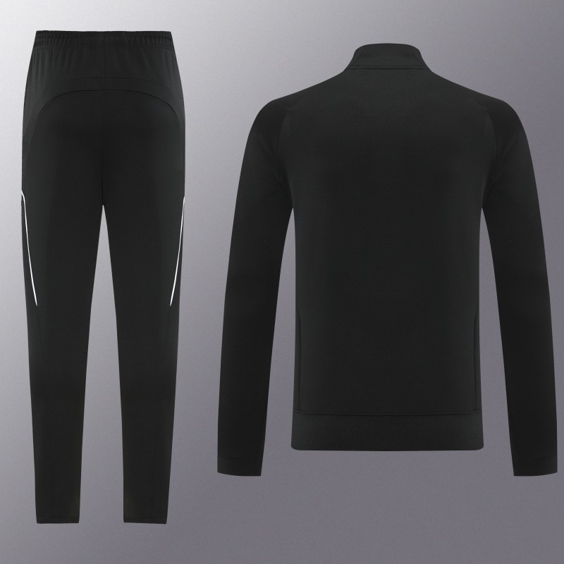 25/26 Liverpool FC Black  Full zipper Jacket Tracksuit+ long pants