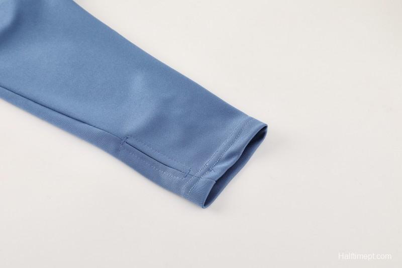 25/26  Adidas Navy Blue Full zipper Jacket Tracksuit+ long pants