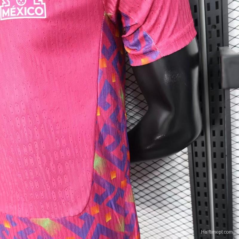 Player Version 2026 Mexico  Pink Training Jersey