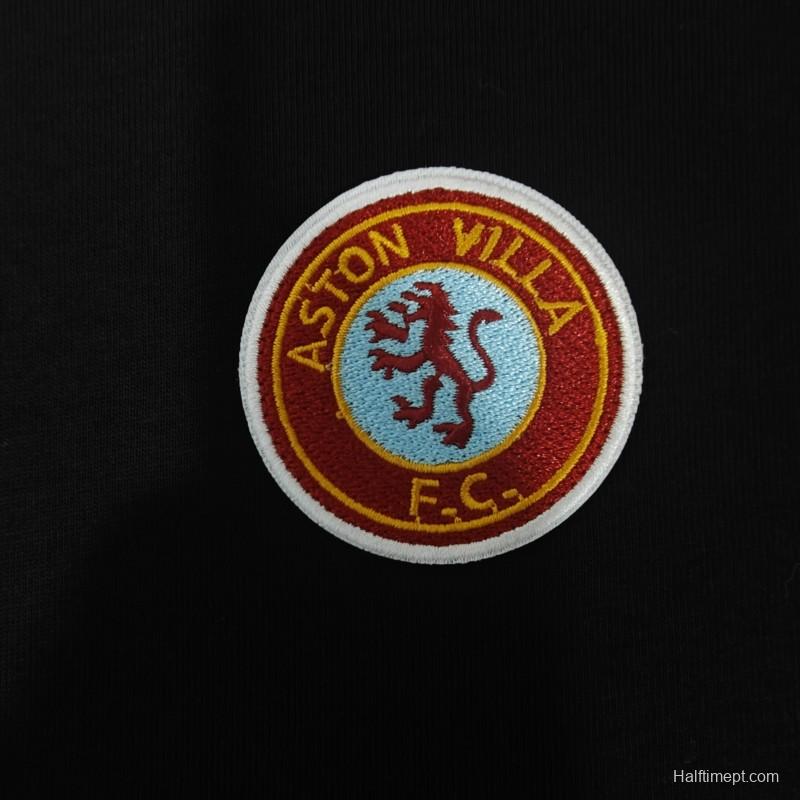 Player Version 2026  Aston Villa x Adidas Home Embroidered Fleece Hoodie 9 Colors