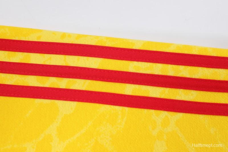 25/26 Colombia Yellow Embroidered Logo Hoodie