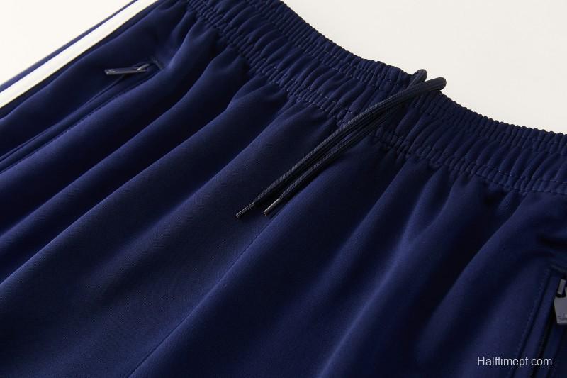 2026 Adidas Navy Blue Full Zipper Jacket + Long Pants