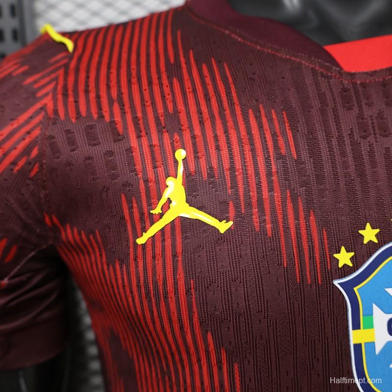 Player Version 26/27 Brazil  Dark Red Special Edition Jersey