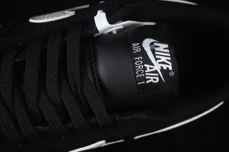 Nike Air Force 1 '07 Low Black Suede Warrior Casual Sneakers with Full-Length Air Cushion - NH0601-547