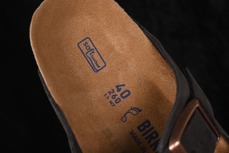Birkenstock Sandals with Soft Lambswool Insole and Cork-Latex Midsole - 0552801
